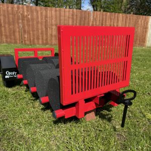 Bale trailer for Kids Pedal Tractor| Bales included
